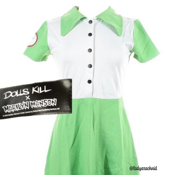 Dolls Kill Dresses & Skirts - DOLLS KILL X Marilyn Manson Antichrist Superstar dress RARE AF HTF